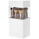 thumbnail image 3 of Organizador de maquillaje transparente, soporte para brochas de maquillaje, 12 soportes para brochas de maquillaje, caja de almacenamiento de belleza de grado profesional, 3 of 5