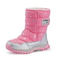 thumbnail image 6 of Lopsie WARMTUNE Girls Boys Snow Boots Winter Outdoor Waterproof Warm Slip Kids Snow Boots Outdoors Playing Children's Winter Shoes(Little Kid/Big Kid), 6 of 6