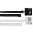 thumbnail image 4 of Evideco Adjustable 3/4" Double Window Curtain Rod 50" to 82" White - 50" to 82" L x 3/4" D Black, 4 of 5