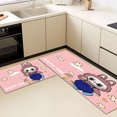 thumbnail image 5 of Kitchen Rugs Sets 3 Piece with Runner Floral Kitchen Floor Mat Carpet Farmhouse Rugs and Mats Non Skid Washable Runner Rug for Kitchen Office Sink Laundry, 5 of 12