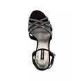 thumbnail image 4 of Nine West Go Big2 Black1 Stiletto Heel Ankle Strap Open Toe Dress Heeled Sandals (Black, 11), 4 of 5