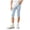 Blue-A12W3, variant on OJSFQUFP Girls' Pants Cropped Pants Summer Thin Breathable Versatile Slim Fit Casual Pants Pants Kids