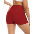 thumbnail image 1 of YouLoveIt Women Fitness Yoga Shorts Quick-dry Shorts Tummy Control Leggings Textured Scrunch Running Shorts Bottom Butt Lifting Hot Pants, 1 of 7