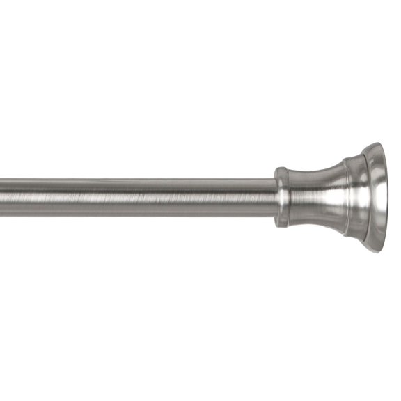 Mainstays Adjustable Tension Decorative Shower Curtain Rod, No Tools Needed
