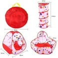 thumbnail image 7 of IM Beauty 3pc Kids Play Tent Crawl Tunnel Crawl Tunnel & Ball Pit with Basketball Hoop for Kids Toddlers, Indoor & Outdoor Playhouse, 7 of 7