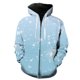 thumbnail image 1 of Sudadera con capucha y cremallera para hombre, diseño de copos de nieve de invierno, moda de gran tamaño, genial, gran oferta 2024, chaquetas con capucha, ropa de calle informal Harajuku, 1 of 6