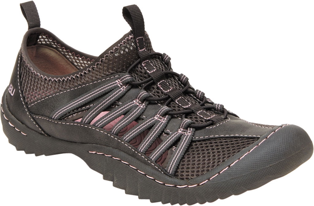 Women's Jambu JBU Eva Water Ready Trail Shoe Charcoal/Pink Stretch Mesh