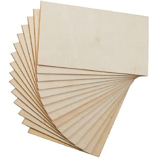 Thin Basswood Sheets, Wood Squares for Crafts 10x10, 3mm Plywood for Laser  Cutting, Wood Burning (8 Pack) 