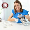 thumbnail image 4 of OVENTE French Press Coffee Maker 34 Ounce with Heat Resistant Borosilicate Glass, Stainless Steel Design and 4-Level Filter System, Portable Cold Brewer Pot for Travel, Camping or Gift, Silver FSS34P, 4 of 13