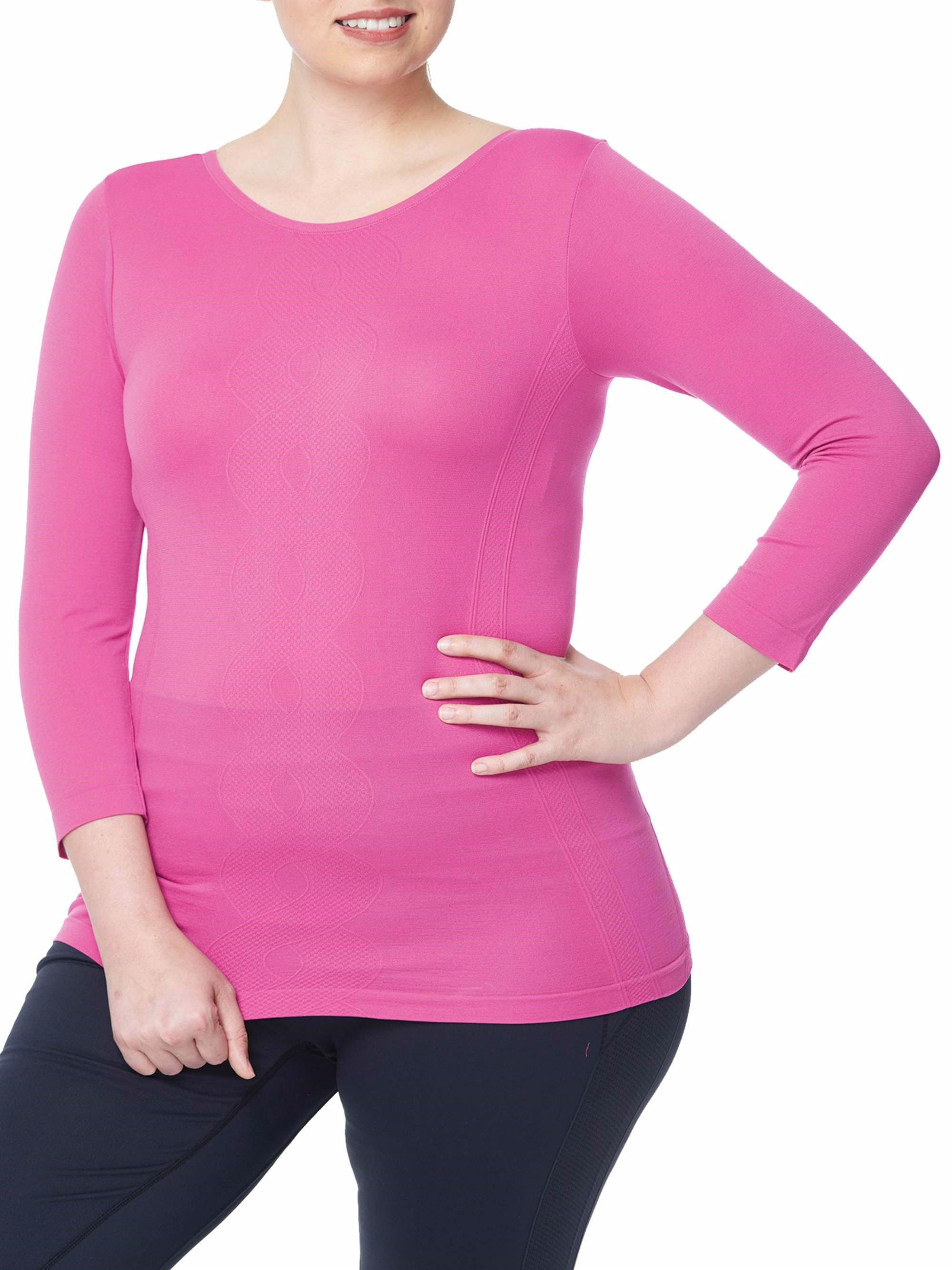 Women's Plus Textured Ballerina Top