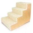 thumbnail image 2 of Precious Tails Deluxe High-Density Foam 4-Step Pet Stairs for Dogs and Cats - Durable, Lightweight, and Portable Staircase for Easy Mobility Assistance, 2 of 7