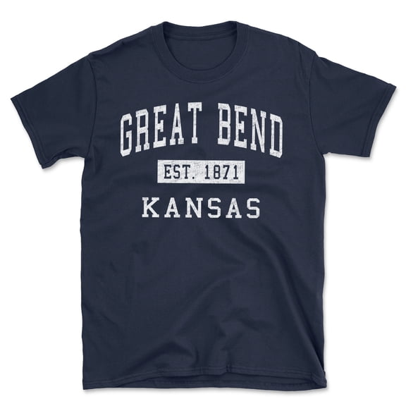 Great Bend Kansas Classic Established Men's Cotton T-Shirt