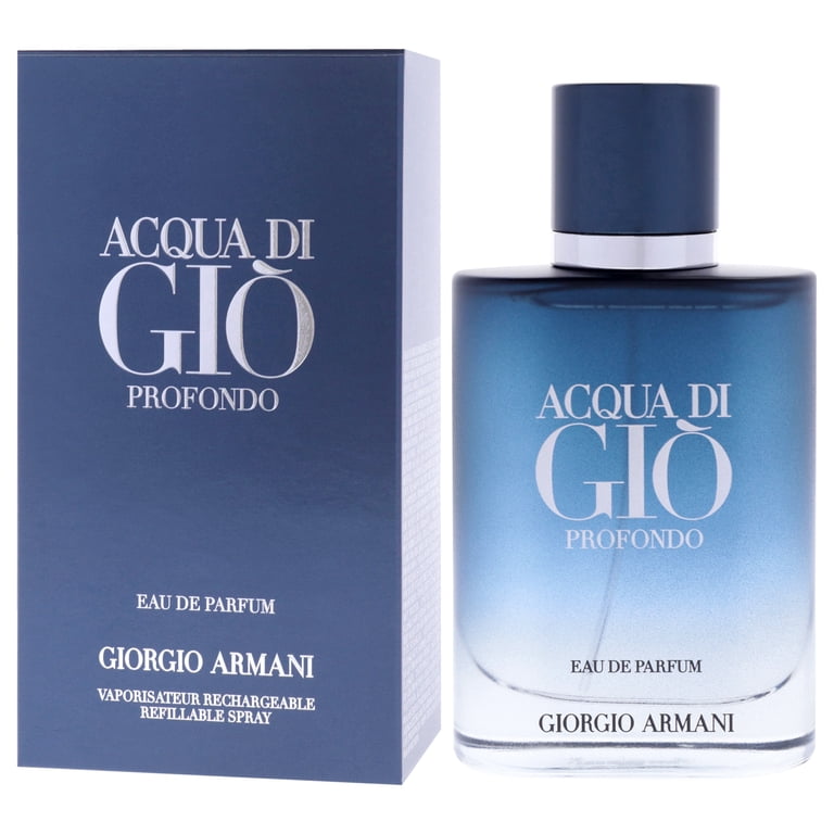 香水(男性用) Giorgio Armani ACQUA DI GIO PROFONDO Giorgio Armani, Acqua Di Gio Profondo, 1.6 oz EDP Spray - Walmart.com