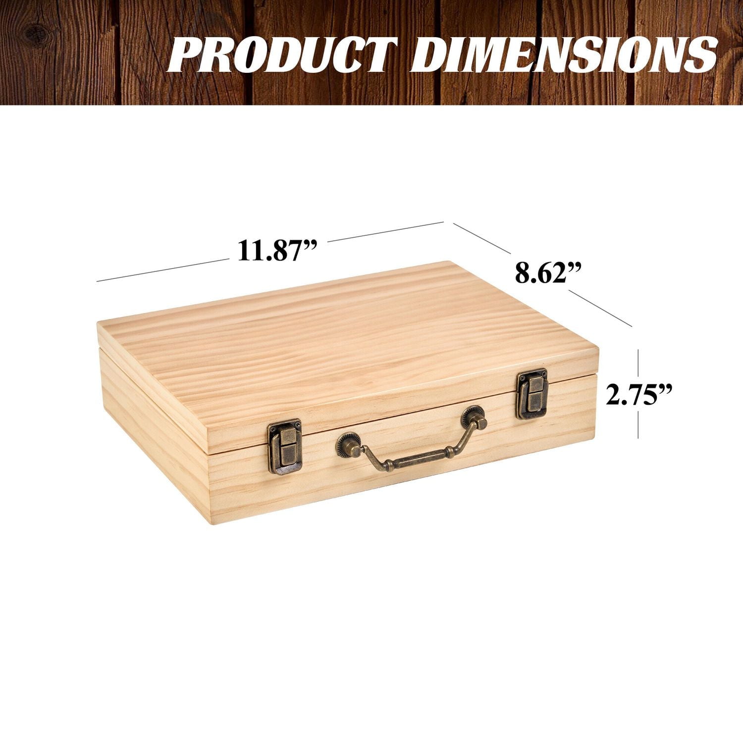 Barrington Billiards Jeu de jetons de poker 200 pièces avec étui et cartes en bois de pin, poids des jetons 11 g