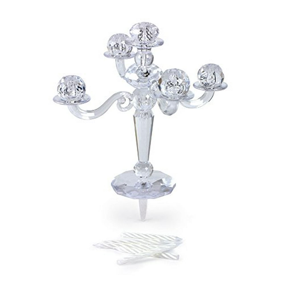 Fancy That Cake Candelabra Birthday Holder with 9 Candles, 6.566