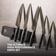 thumbnail image 2 of Set de Cuchillos de Chef MasterChef 5 Piezas con Estuche de Lona de Acero Inoxidable Alto Carbono, 2 of 7