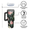 thumbnail image 4 of OBREWU Pioneer Flower Tumbler with Handle and Lid,Pioneer Flower 40oz Double Wall Vacuum Insulated Tumbler,Cups Gift for Women and Men, 4 of 7