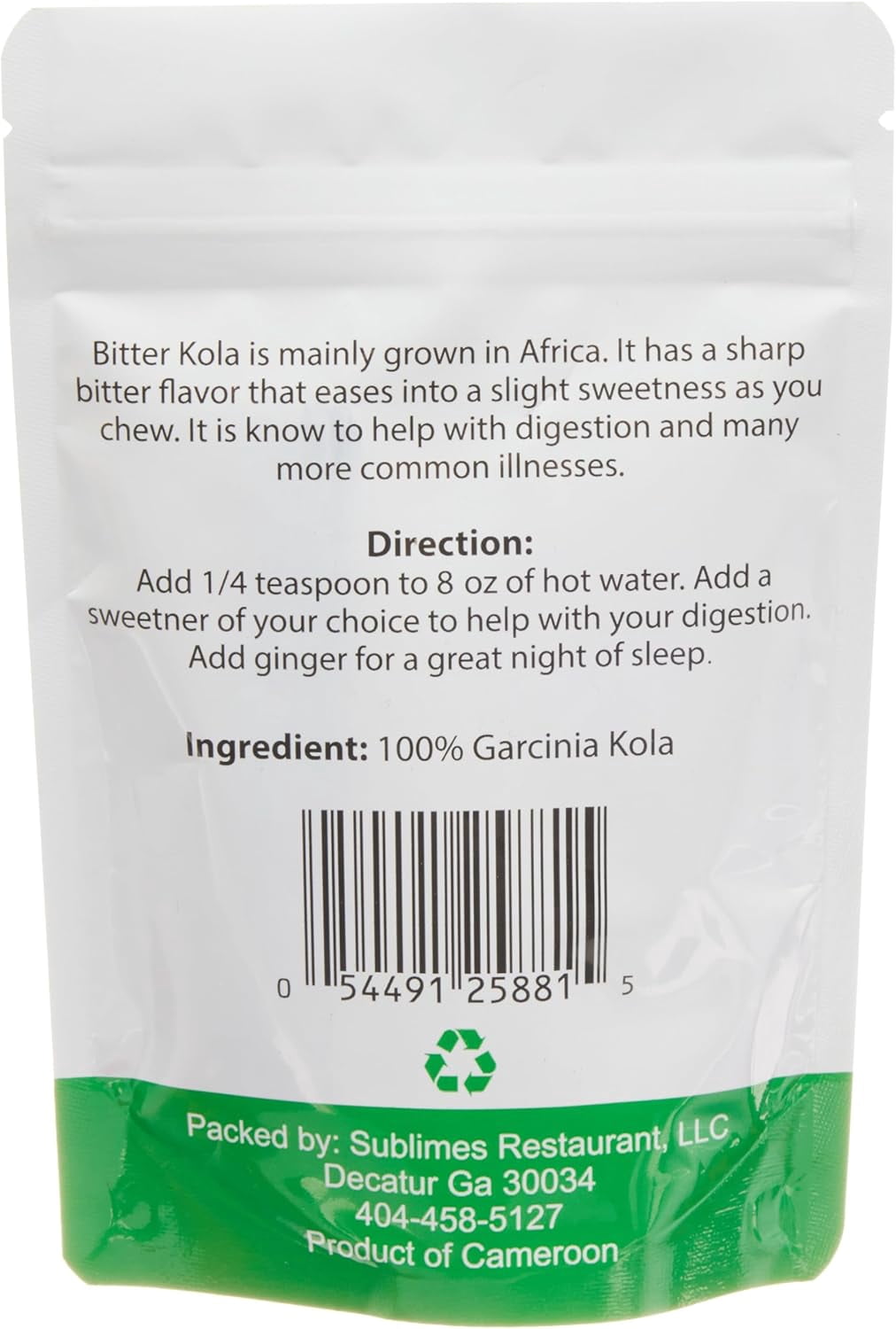 Organic Garcinia Kola/Bitter Kola Nuts 1/2LB