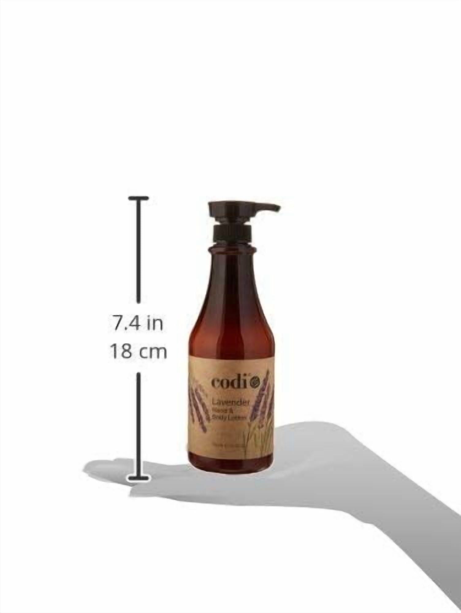 CODi Lavender Lotion - Lavender Body and Hand Lotion for Women and Men - Lavender Body Lotion with True English Lavender Scent - Less Greasy and Quick Absorbent - 1 750ml Bottle and 2 100ml Tubes