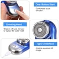 thumbnail image 3 of Rasoir Électrique pour Barbe Rasoir à Grille Électrique USB Rechargeable Sans Fil Rasage Humide et à Sec pour le Rasage de la Barbe des Hommes, 3 of 6