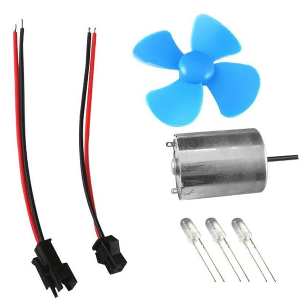 Mini generador Kits de conjuntos de modelos de turbinas eólicas Herramienta de enseñanza ensamblan juguetes Colco Mini generador de viento