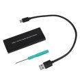 thumbnail image 1 of External NVME M.2 to Type-C3.1 Mobile Hard Disk Box HDD Enclosure Black, 1 of 1