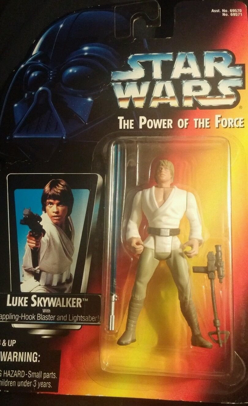 New! Kenner Star Wars Power of the Force 1995 Luke Skywalker with Lightsaber 