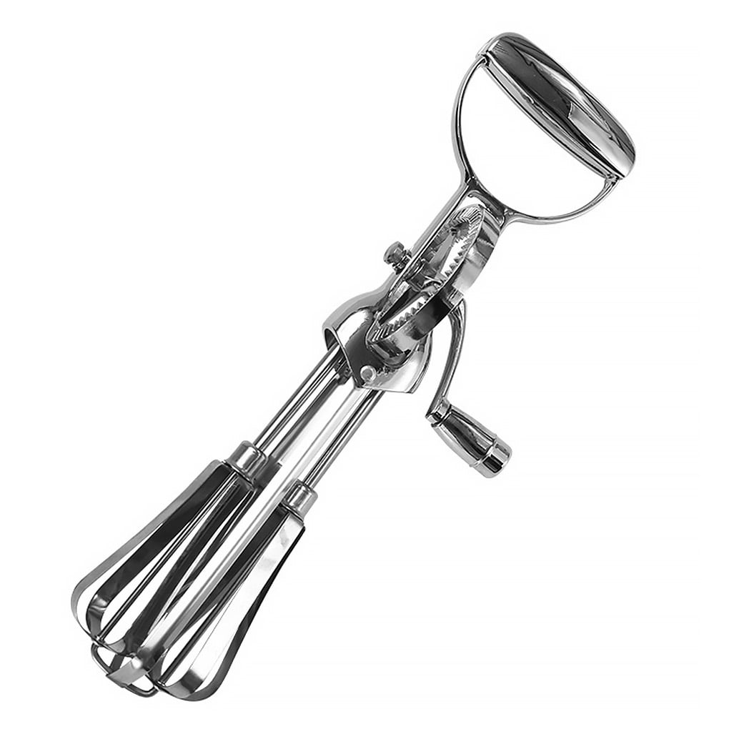 NORPRO Deluxe Egg Beater Rotary Mixer 18/10 Stainless Steel Hand Beater #2268 
