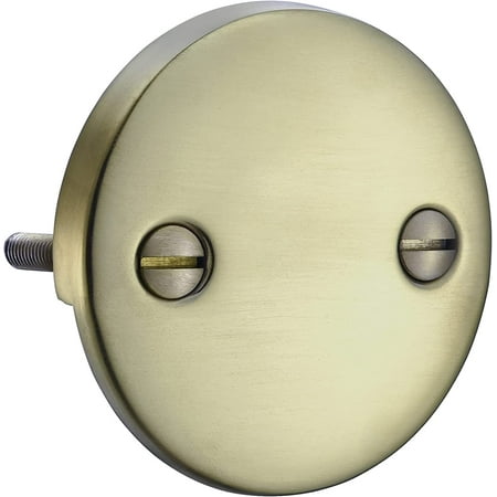 

Lowcus DTT108 Repalcement 3-3/16 Inch Diameter 2 Hole Bathtub Overflow Plate for Kingston Brass and for Delta Brushed Nickel