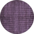 thumbnail image 1 of Ahgly Company Indoor Round Oriental Blue Modern Area Rugs, 5' Round, 1 of 4