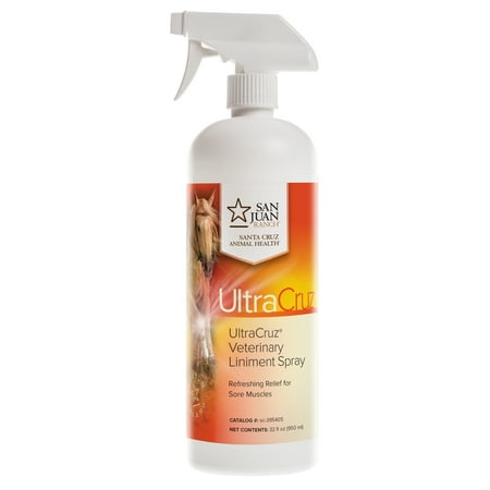 UPC: 0810500023245 | UltraCruz Veterinary Liniment Spray Supplement for Horses  16 oz.