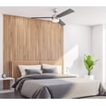 thumbnail image 2 of Westinghouse Lighting Modern Alta Vista Smart Wi-Fi Ceiling Fan with LED Light, Remote Control 52 Inch Brushed Nickel Finish, Opal Frosted Glass, Compatible with Amazon Alexa & Echo Device, 2 of 13