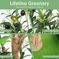 thumbnail image 2 of Faux Olive Tree 6FT, Artificial Potted Tree with Planter, Silk Plants Indoor Outdoor, Lifelike Olive Plants with Natural Wood Trunk, Fruits and Buds, Home Office Decor, 1 Pack, 2 of 16