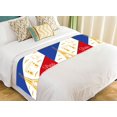 thumbnail image 1 of Bandera de Francia ABPHQTO Colorida con Siluetas Amarillas Camino de Cama 50x241 cm, 1 of 1