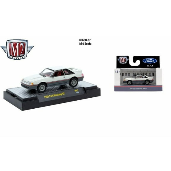 M2 Machines 1:64 Detroit Muscle R87 1988 Ford Mustang Gt