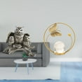 thumbnail image 2 of Escultura De Bola De Cristal De Búho Moderna, Adorno De Mesa Para Sala De Estar, Oficina, Dormitorio, Pasillo, Chimenea, Armario, Mesita De Noche, Decoración, 2 of 8
