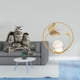 thumbnail image 2 of Escultura De Bola De Cristal De Búho Moderna, Adorno De Mesa Para Sala De Estar, Oficina, Dormitorio, Pasillo, Chimenea, Armario, Mesita De Noche, Decoración, 2 of 8