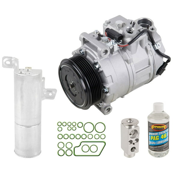 For Mercedes CL550 & S550 AC Compressor w/ A/C Repair Kit - BuyAutoParts