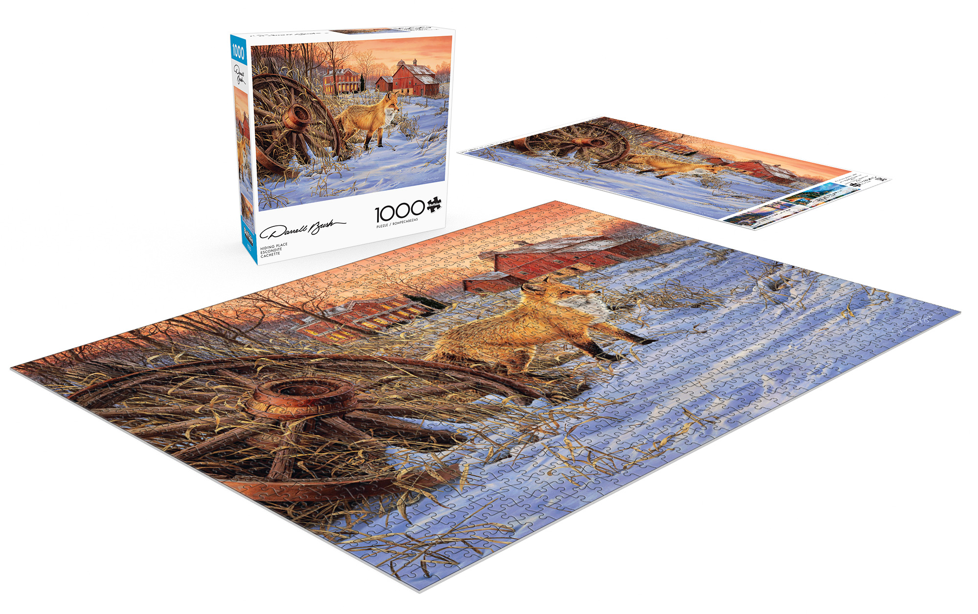 Buffalo Games 1000-Piece Darrell Bush Hiding Place Adult Interlocking Jigsaw Puzzle