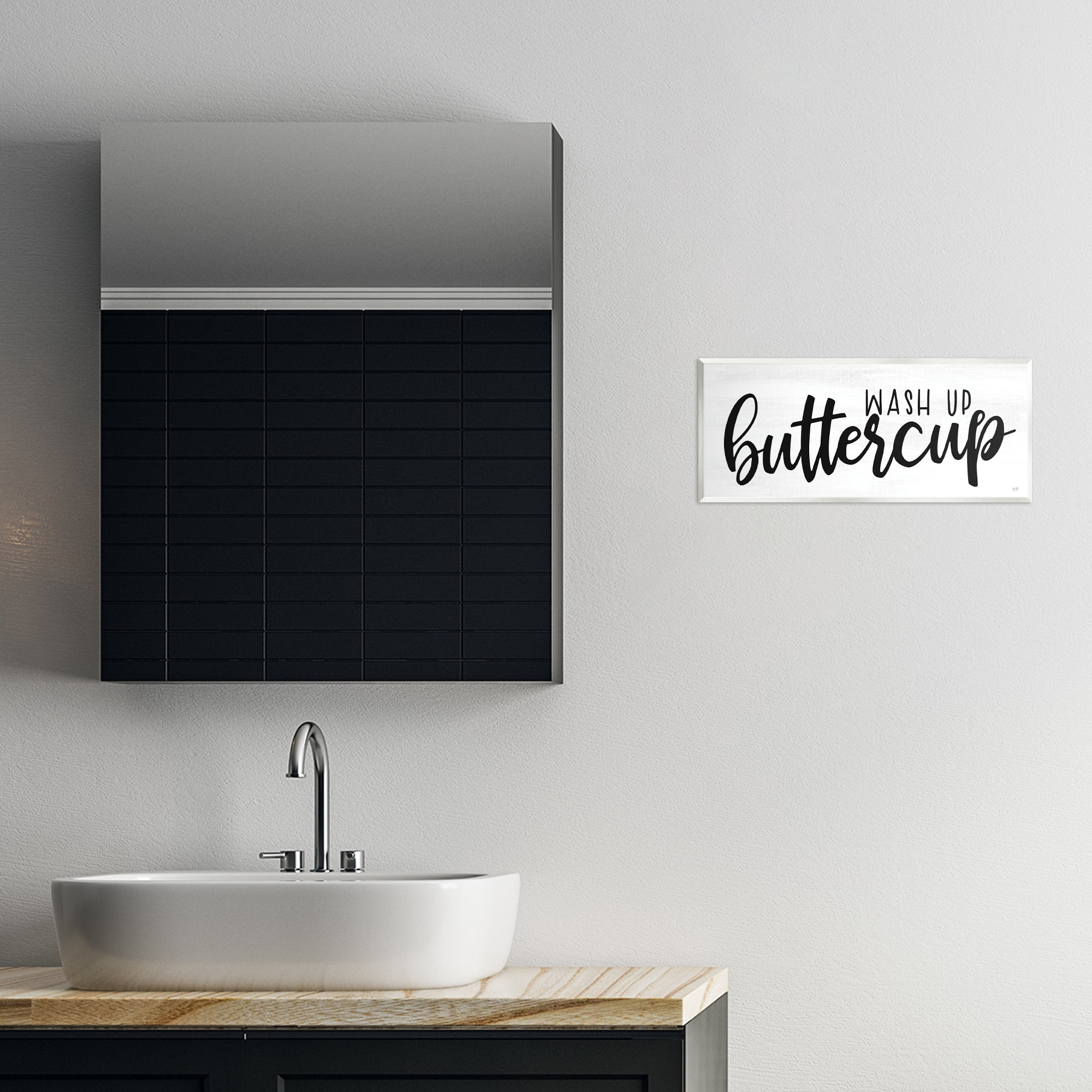 Stupell Industries Wash Up Buttercup Wall Plaque Art, design by Lux + Me Designs