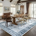 thumbnail image 4 of CHITOOMA 8'x10' Machine-washable Area Rugs for Living Room, Boho Area Rugs with Non-Slip Backing, Stain Resistant Non-Shed Carpet for Bedroom, Dining Room, Dorm, Office, 4 of 11