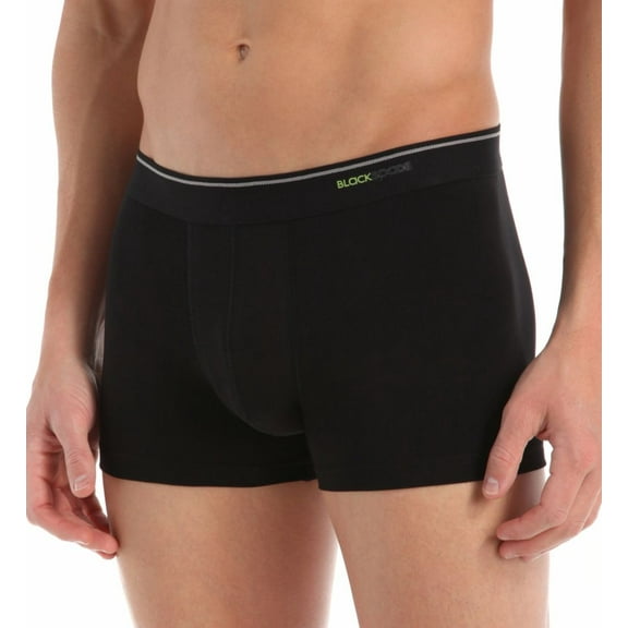 Men's Blackspade 9220 Tender Cotton Stretch Slim Fit Trunk (Black L)