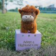 thumbnail image 2 of Adopt A Highland Cow Plush, Cute Cow Stuffed Animal Fluffy Cow Figure Toys, 2 of 5