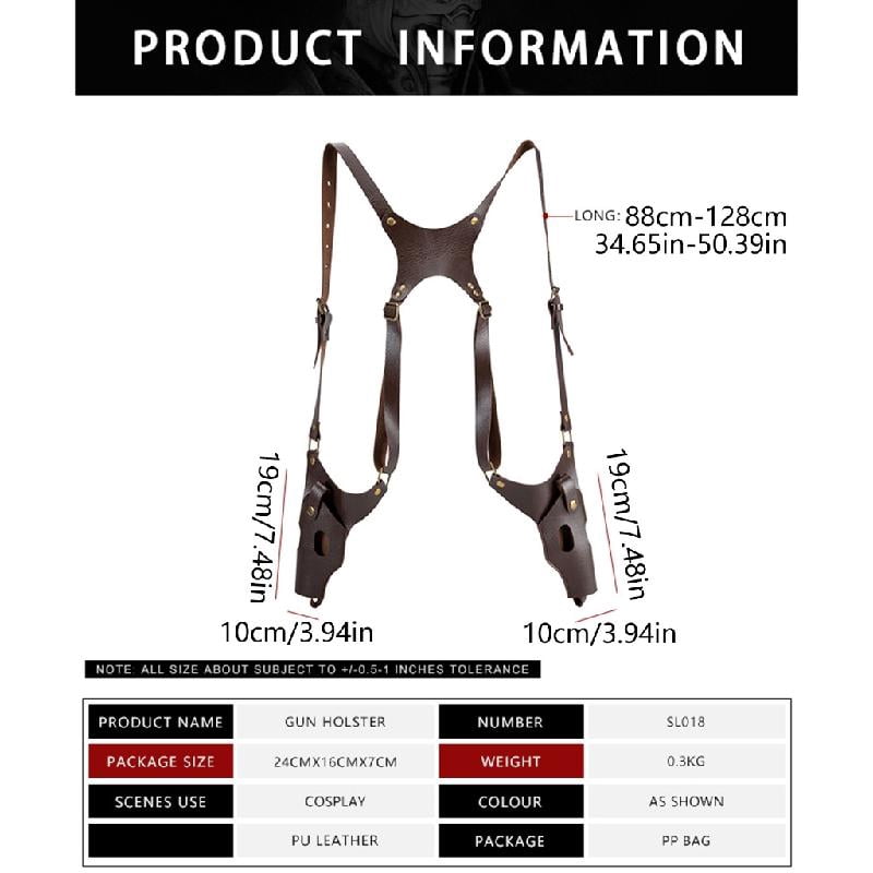 JZROCKER Anti Theft Holsters Bag And Film Productions PU Holsters Bag Adjustable Strap for Various Occasion