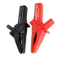 thumbnail image 3 of Ht18A Cocodrilo Clip Conexión de Dso3064 2Pcs Delfín Grande Gator Clips Rojo + Negro Tomshoo  Acortar, 3 of 6