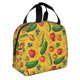 thumbnail image 2 of Easygdp Colorful Vegetables Bolsa Térmica Premium - Tela Oxford Impermeable, Gran Capacidad, Bolsillo Frontal, Unisex para Trabajo, Escuela, Actividades al Aire Libre y Picnics, 2 of 8