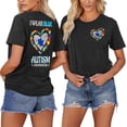 thumbnail image 3 of CHENge Autism Awareness Shirt Women Autism Acceptance Mom Shirts Graphic Mental Health T-Shirt Inspirational Short Sleeve Top, 3 of 6