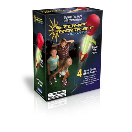 Stomp Rocket® Ultra LED, 4 Rockets