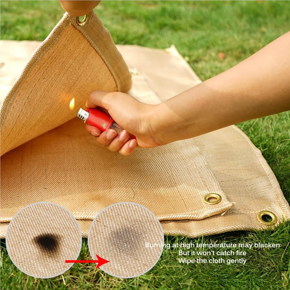 Fire blanket camping hotsell