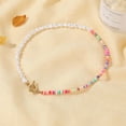 thumbnail image 4 of Iumwxz Collier Ras-du-Cou Perlé pour Femmes Filles Collier Ras-du-Cou Coloré Perlé Bijoux, 4 of 9